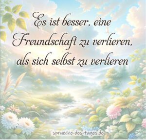 Worte, die Weh Tun: Sprüche über verlorene Freundschaft und wie man damit umgeht