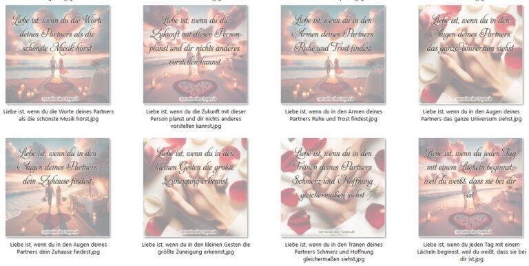 "Liebe ist..." Sprüche & bilder Romantische Vergleiche zum teilen