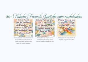 80+ Falsche Freunde Sprüche zum nachdenken