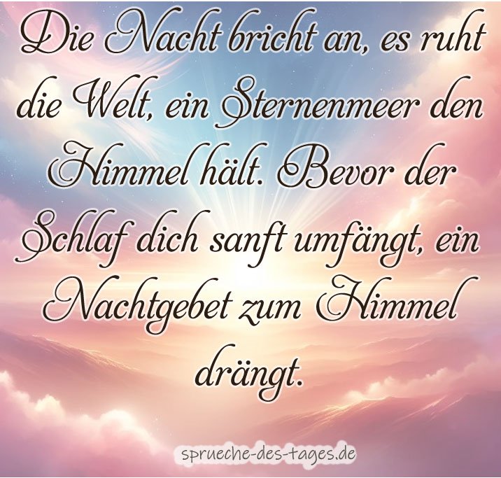 Magische Gute Nacht Gedichte: Für Kinder & Erwachsene