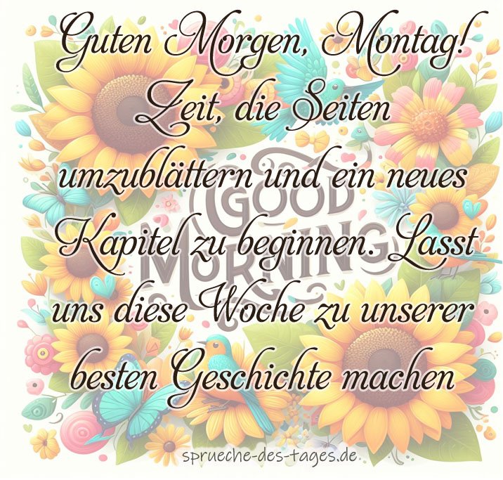Montagmorgen Muffel Ade Die Besten Guten Morgen Montagsgruse Fur Einen Perfekten Start In Die Woche
