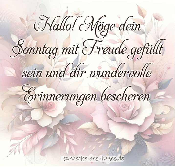 110+ Sonntagssprüche mit Bilder lustig, herzlich und frech