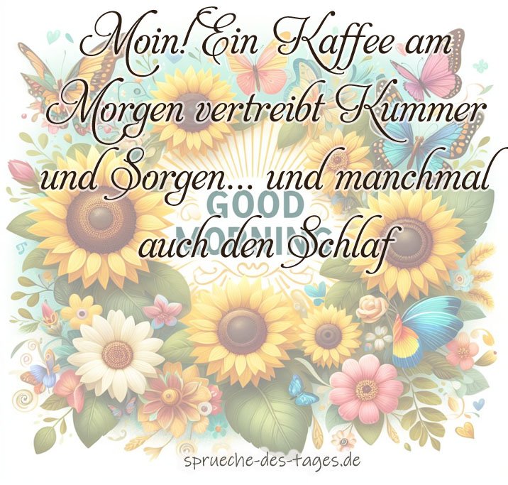 Ein Kaffee Am Morgen Vertreibt Kummer Und Sorgen 110 Guten Morgen Montag Bilder mit Sprüchen zum Wochenstart