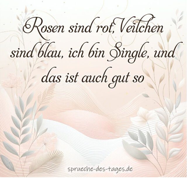 90+ Single Sprüche zum nachdenken