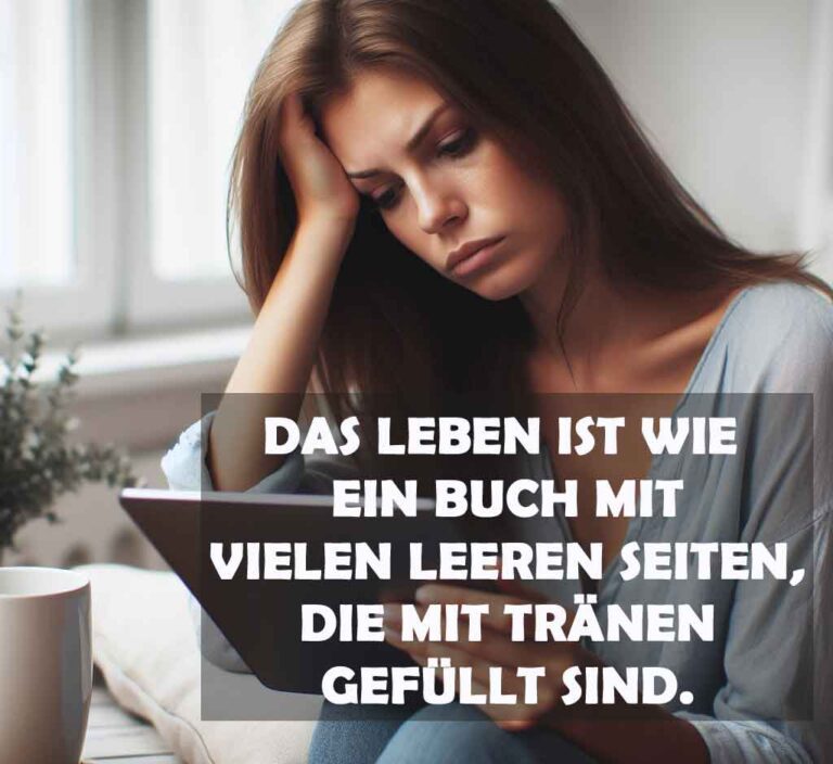 50+ Traurige Sprüche zum nachdenken die zu Tränen rühren