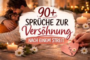 Sprüche zur Versöhnung nach einem Streit